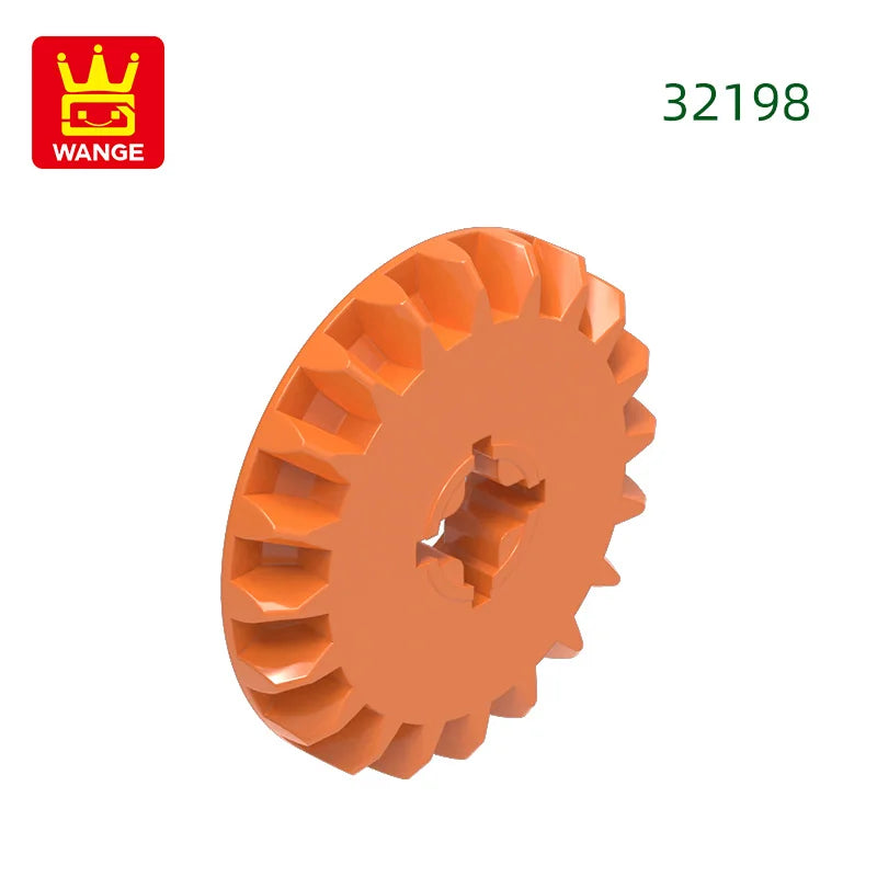 Wange157uds./lote 32198 bloques de construcción cónicos de 20 dientes, accesorios técnicos MOC compatibles con bloques, juguetes para niños, caja de regalo