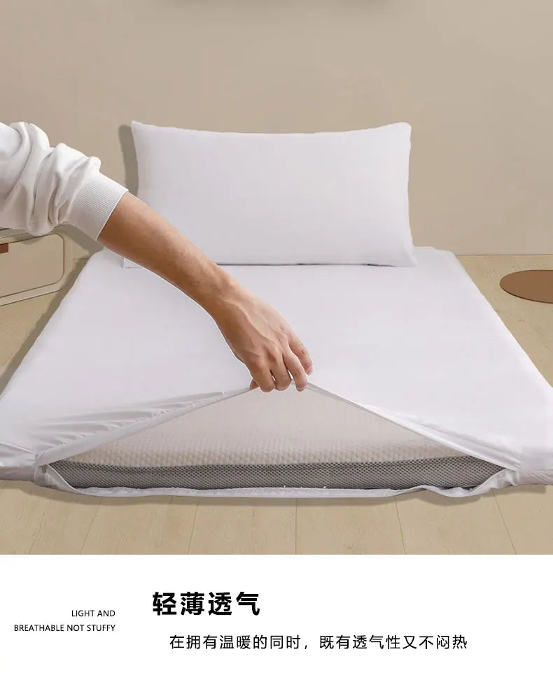Funda de colchón totalmente cerrada, extraíble y lavable, funda antideslizante y a prueba de polvo, sin funda de almohada ni colchón