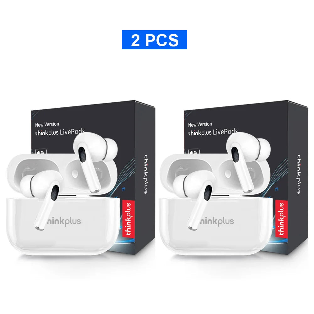 Original Thinkplus auriculares inalámbricos Bluetooth ANC auriculares con reducción de ruido HD micrófono llamada Gamer auriculares LED Control de pantalla táctil
