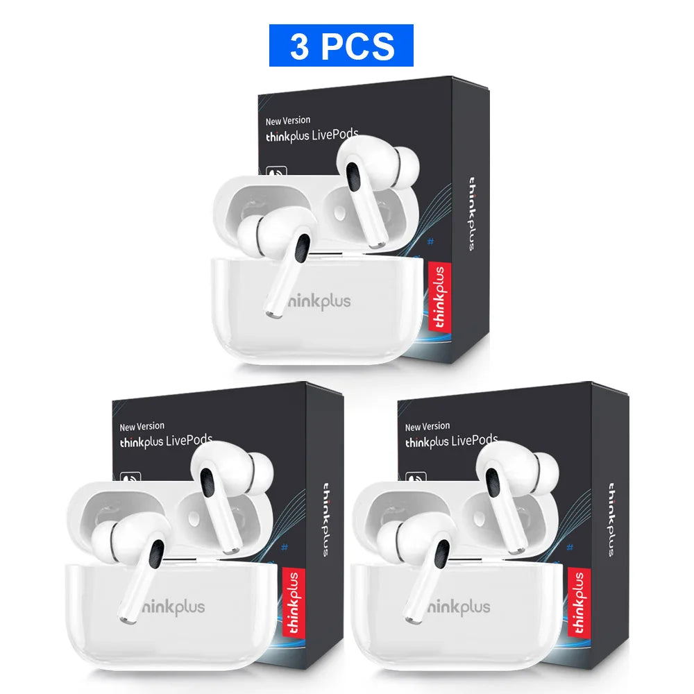 Original Thinkplus auriculares inalámbricos Bluetooth ANC auriculares con reducción de ruido HD micrófono llamada Gamer auriculares LED Control de pantalla táctil
