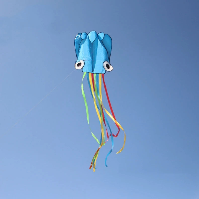 Cometas de pulpo, juguetes de jardín, cometa voladora, cometas inflables profesionales de parapente, cometa suave con cuerda, cometa dragón, cometa de exterior con alerón