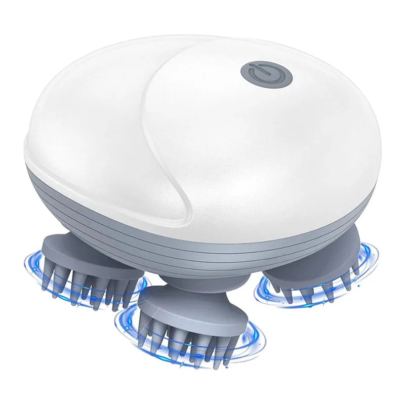 Masajeador eléctrico de cabeza para cuero cabelludo, dispositivo vibratorio para amasar, cuidado de la salud, hombro, cuello, pierna, brazo, masaje de tejido profundo, masajeador para mascotas y gatos