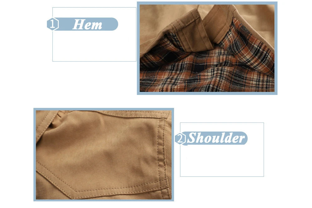 Primavera otoño hombres camisa de franela a cuadros chaqueta Casual hombres Retro solapa algodón camisas cálidas hombres chaqueta cortavientos táctica ropa