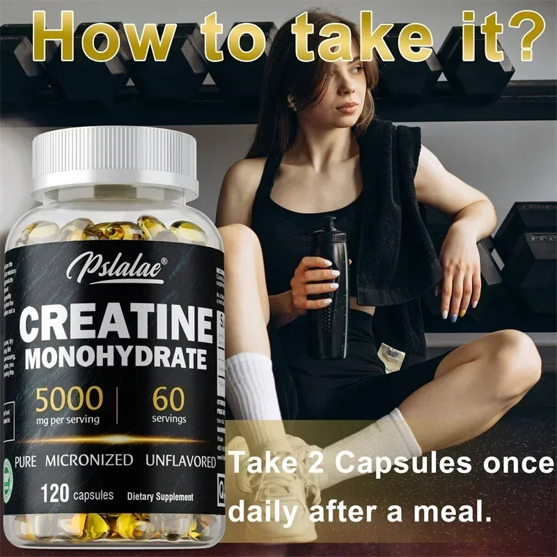 Monohidrato de creatina: apoya la salud muscular, promover la recuperación del entrenamiento, desarrollar los músculos, alivia la fatiga, mejora el rendimiento