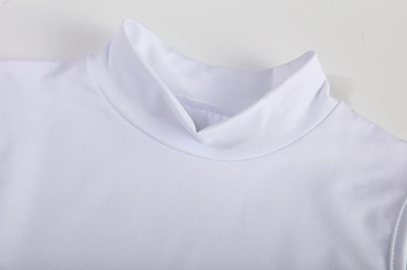 Vestido con corte entrecruzado, vestido sexy ajustado sin mangas con cuello simulado, ropa de mujer