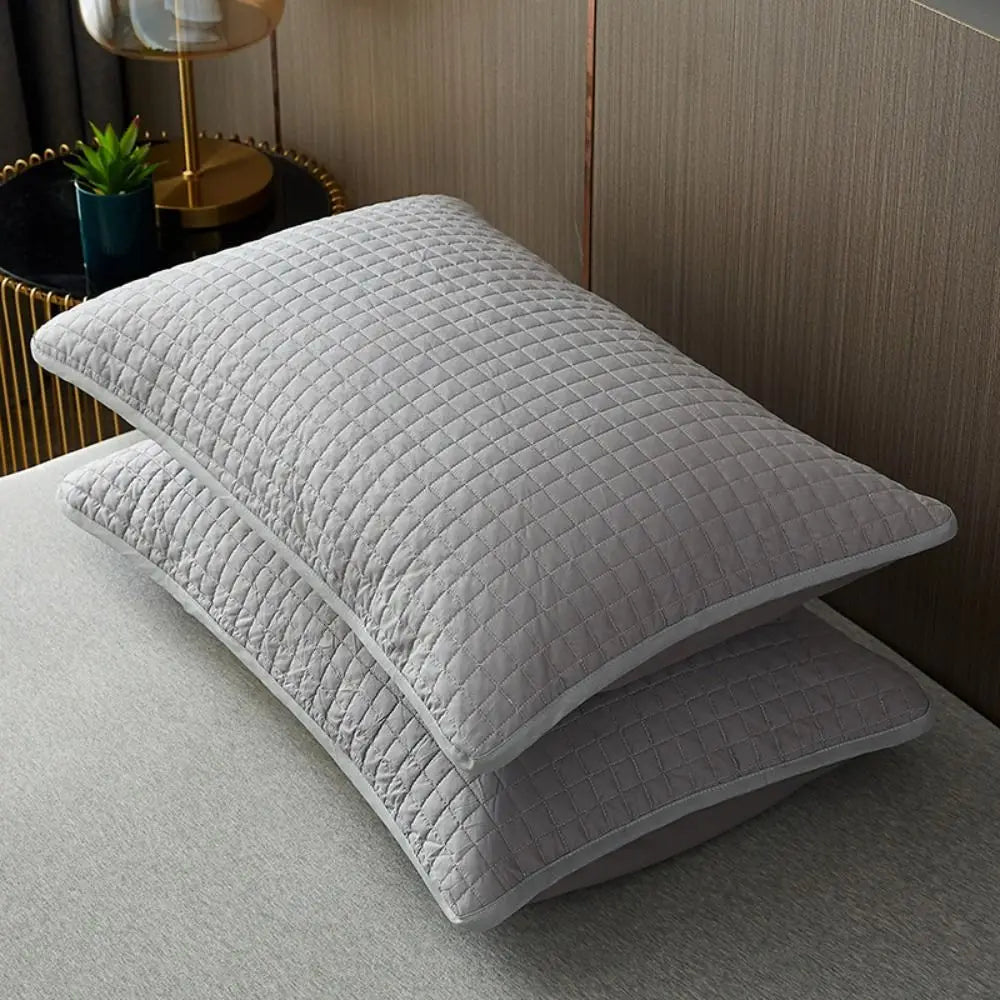 Funda de almohada de algodón, capa de aislamiento, funda de almohada de aceite para la cabeza, Protector antiácaros, almohada a prueba de sudor, protección central para el hogar