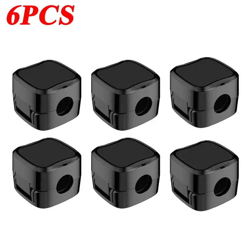 Soporte de Cable con Clip magnético, organizador de cables adhesivo para gestión debajo del escritorio, para el hogar y la Oficina