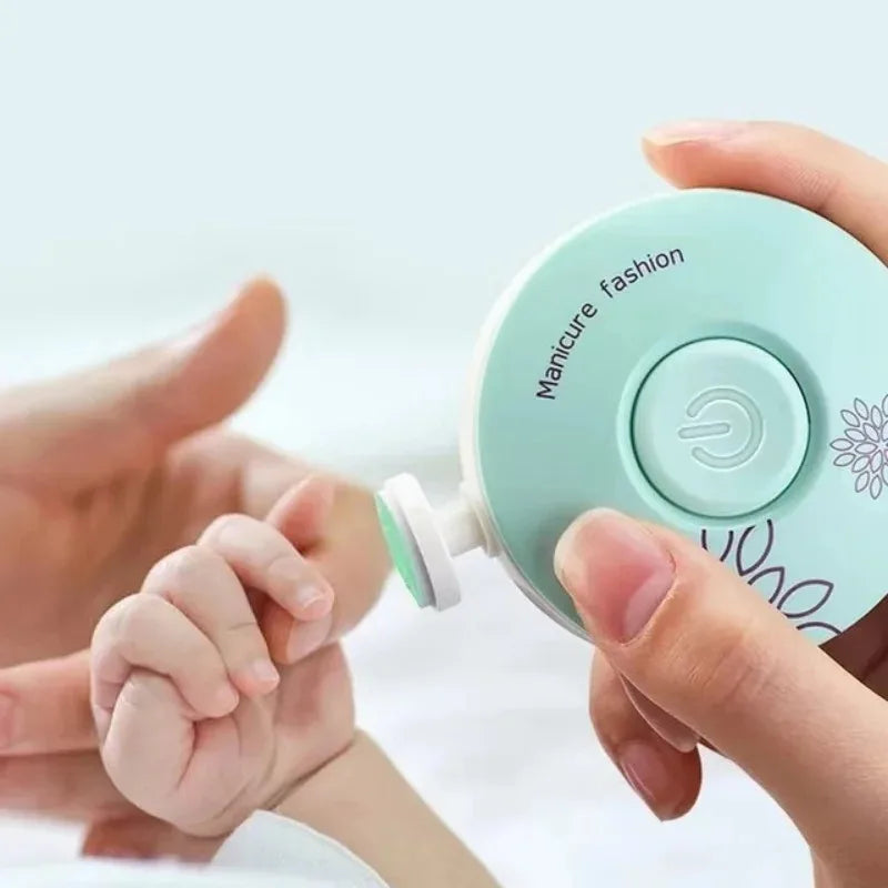 Cortauñas Eléctrico para Bebés, Herramientas para Pulir Uñas Infantiles, Tijeras de Manicura para Bebés, Kits de Higiene para Bebés, Cortauñas para Recién Nacidos