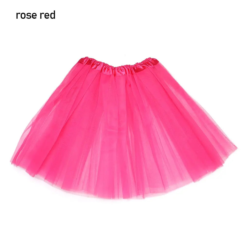 Faldas de Ballet Elásticas y Plisadas para Baile y Fiesta, Tutús, Faldas Voluminosas, Petticoat Estilo Lolita