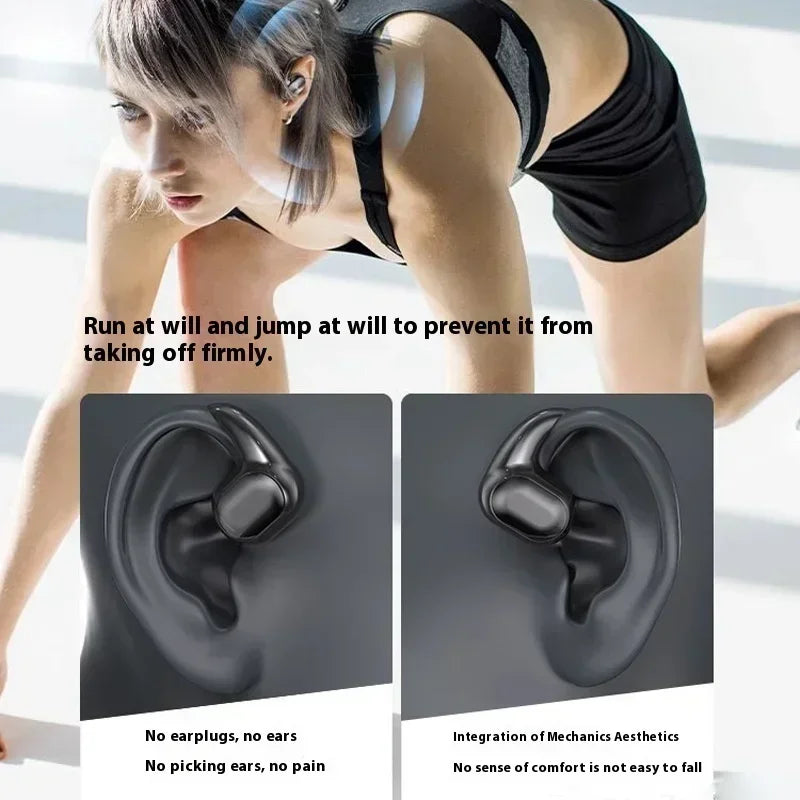 Auriculares Lenovo de conducción ósea, auriculares inalámbricos deportivos con Bluetooth 5,3, HiFi 9D, estéreo, resistentes al agua, TWS, Control táctil, cancelación de ruido
