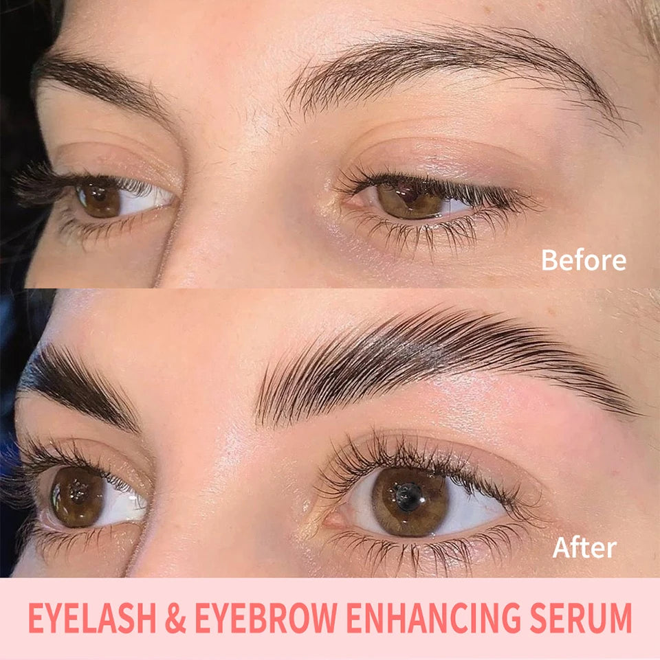 Suero potenciador de cejas, ingredientes naturales nutritivos para pestañas más largas, más gruesas y más abundantes, maquillaje de ojos, cosméticos