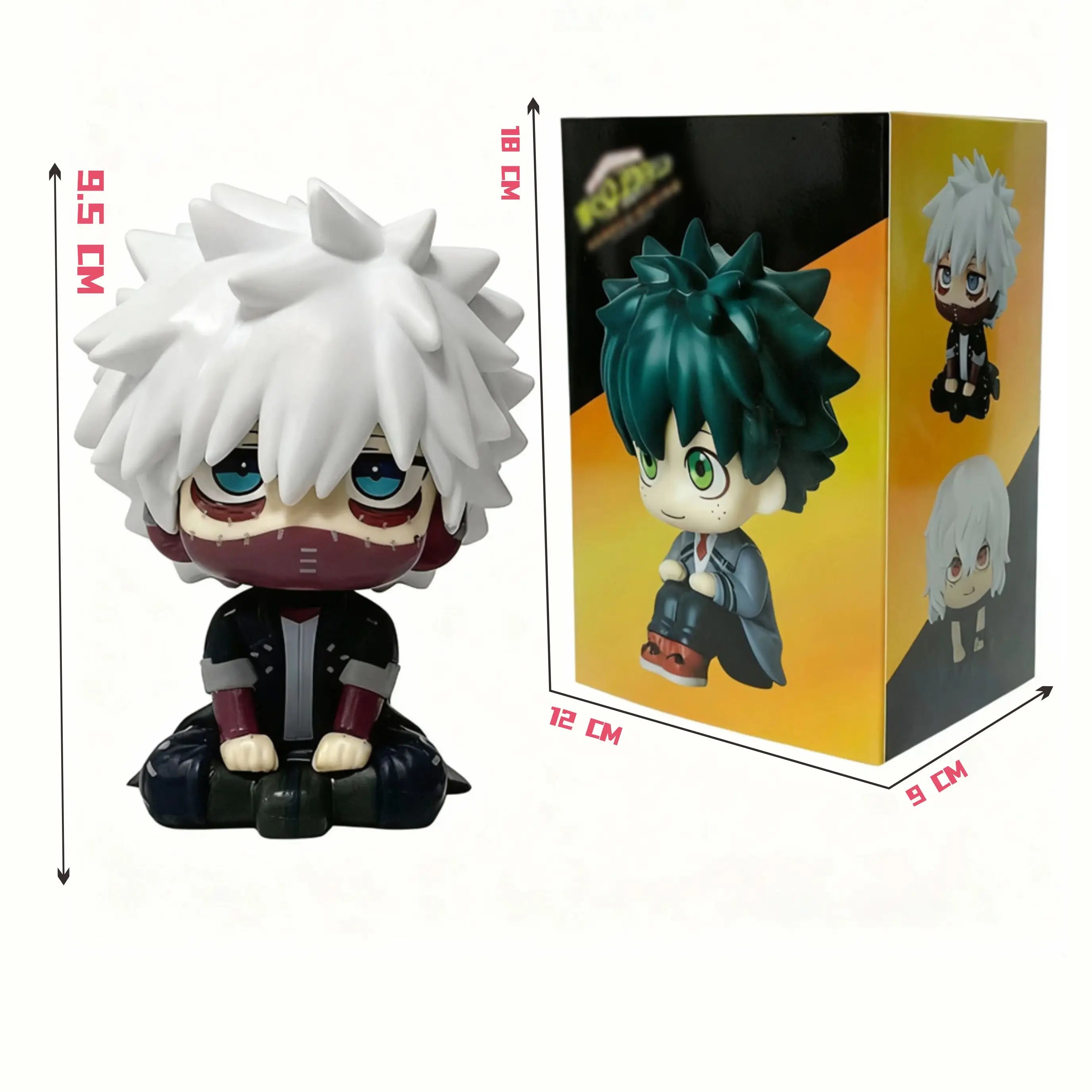 Nuevo My Hero Academia (MHA): Tomura Shigaraki / Izuku Midoriya / Katsuki Bakugo Linda figura de PVC Chibi |   Modelo de juguete coleccionable