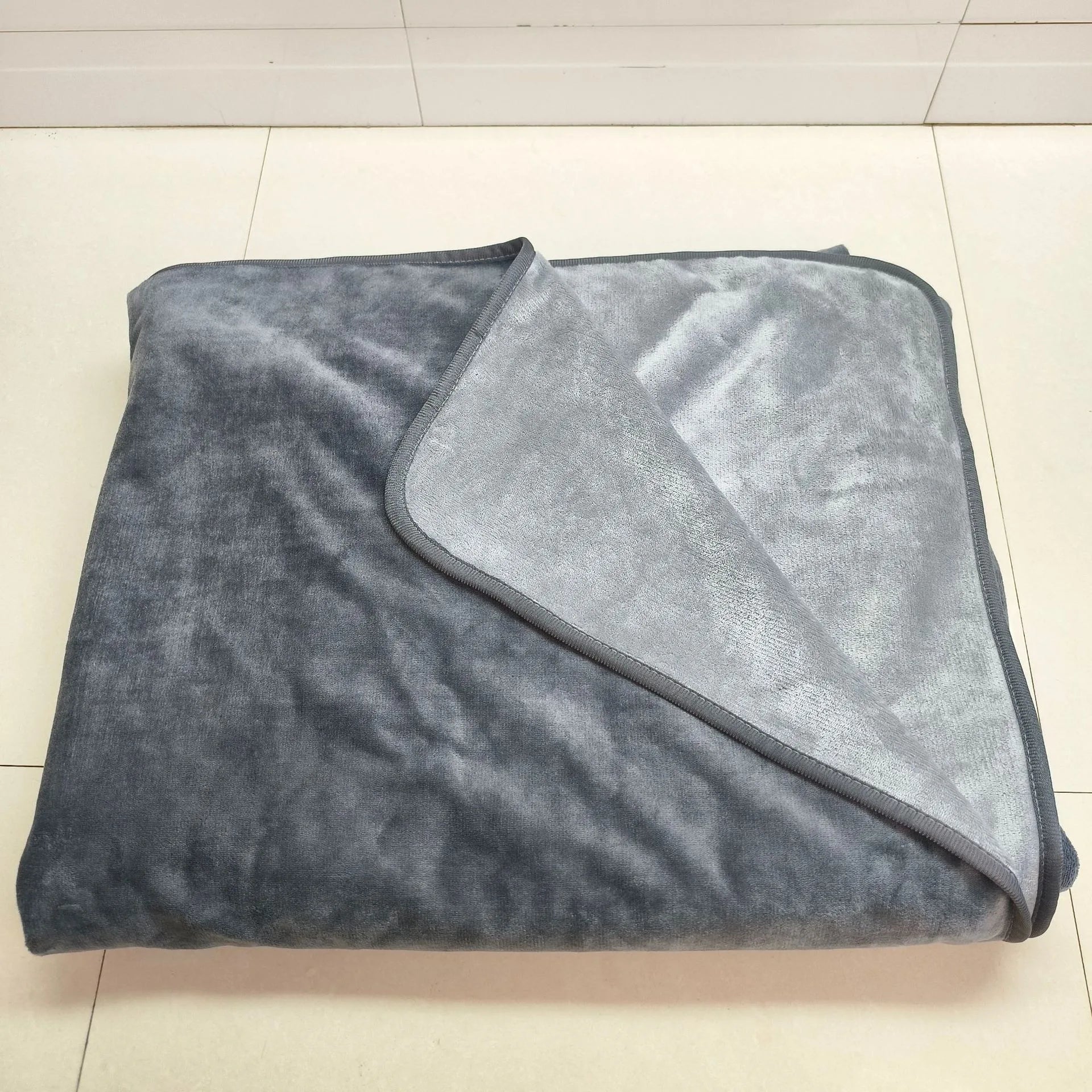 Manta impermeable de franela de doble cara para parejas, cama y mascotas |   Cubrecama cómodo y a prueba de fugas