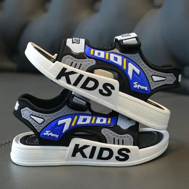 Sandalias deportivas para niños, zapatos de playa informales de verano para niños y niñas, zapatos cómodos de suela suave para niños, zapatillas antideslizantes de moda