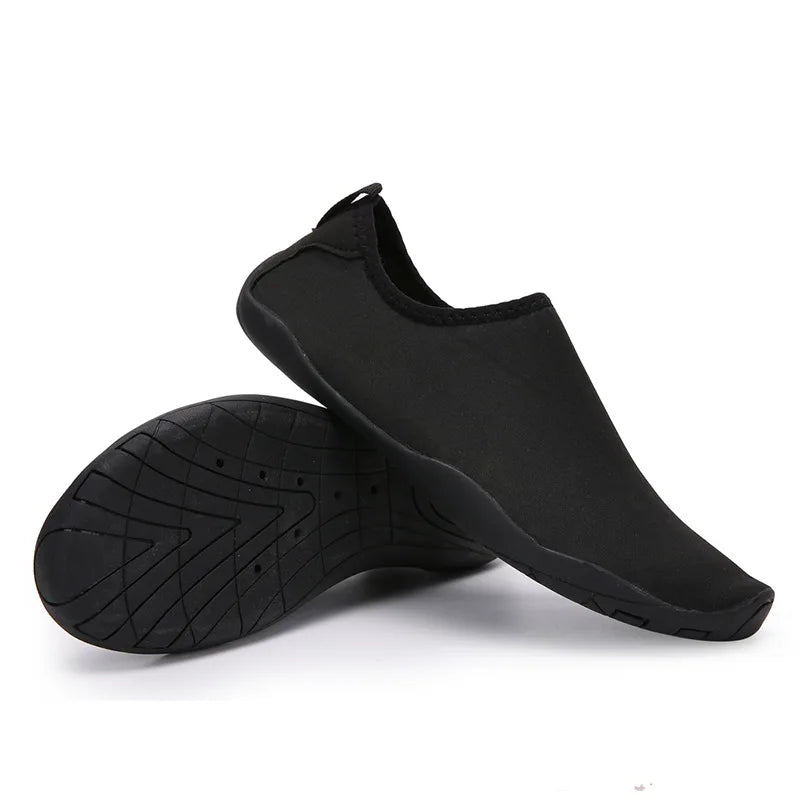 Zapatos acuáticos Unisex para parejas, zapatos de natación antideslizantes de suela blanda acolchados para exteriores, zapatos de playa de secado rápido para esnórquel, zapatos de Fitness