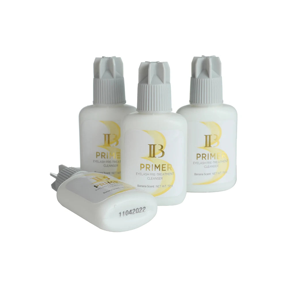 I Beauty Primer recoger agente fijador Super Bonder extensión de pestañas limpiador de imprimación transparente ib plátano rosa aroma