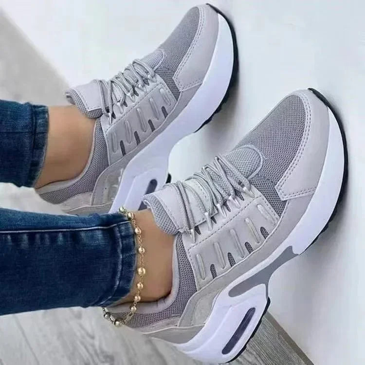 Tenis mujer zapatillas de deporte plataforma zapatos casuales 2025 nueva mujer comodidad malla antideslizante zapatos para correr de talla grande 43 zapatos de lujo para mujer