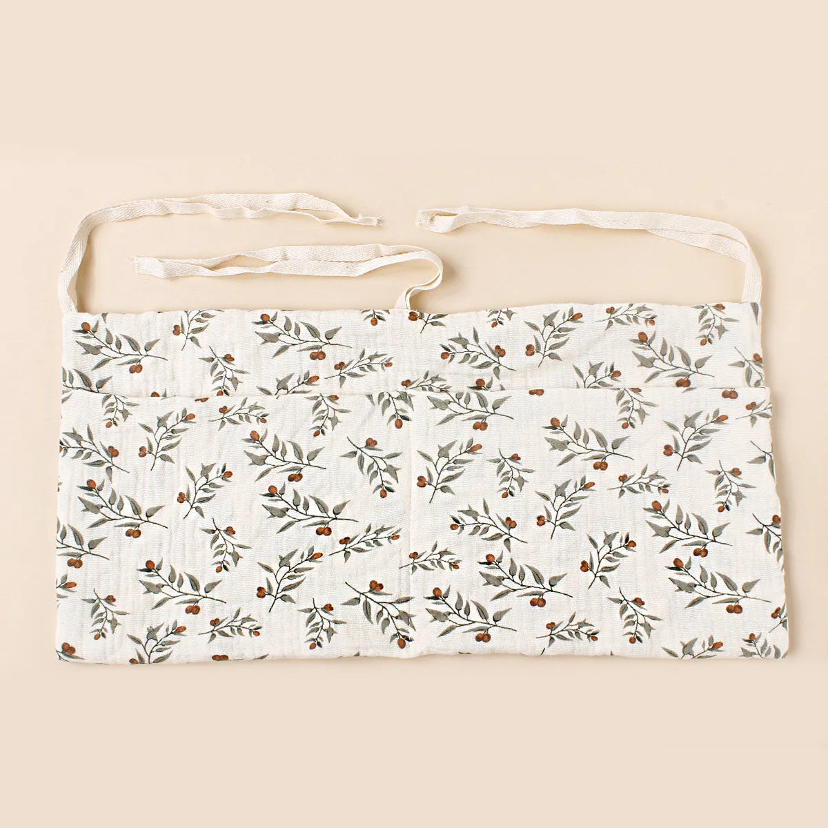 Organizador para cuna de bebé, bolsa de almacenamiento para cama Caddy, 2 bolsillos, colgante para cabecera de cama, organizador para pañales, juguetes y ropa
