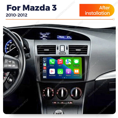 Autoradio For Mazda 3 II For Mazda3 BL 2010-2012 Android 14 Car Radio Multimedia Player Head Unit Wireless Carplay Android Auto
