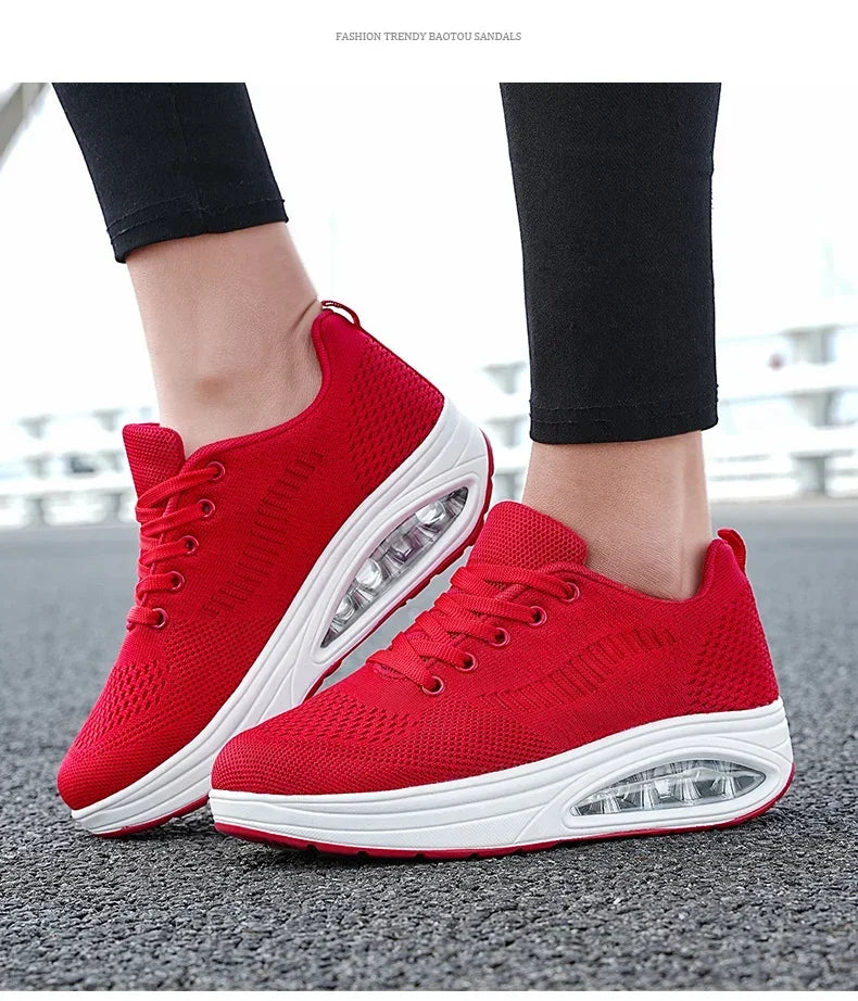 Zapatos deportivos con plataforma para hombre, Tenis masculinos, Zapatillas, Zapatillas, zapatos blancos para mujer, deportes aéreos informales