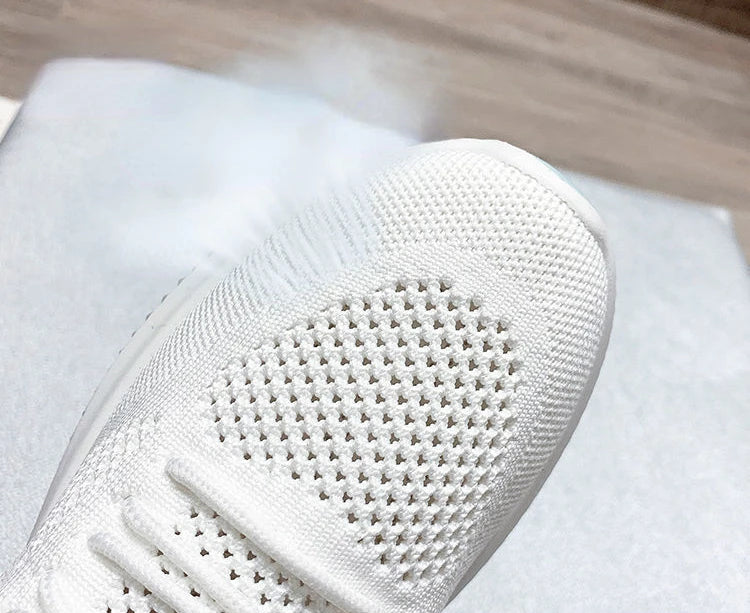 Zapatos deportivos para mujer, zapatillas deportivas informales, cómodas y elegantes, planas, bajas, bonitas, blancas, moda de éxito, tenis para mujer, verano 2025