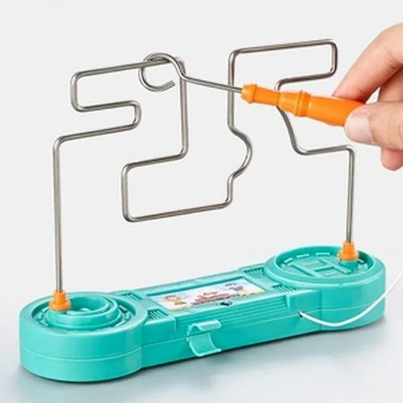 Juguete de descarga eléctrica Collison para niños, laberinto táctil eléctrico educativo, juego divertido para fiesta, juguetes de experimentos científicos para niños, regalo