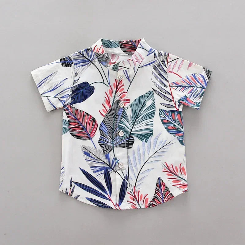 Conjunto de ropa de bebé de 2 uds., trajes infantiles para niños, ropa para niños, traje de moda para bebé, conjunto de ropa informal de verano, pantalones cortos superiores