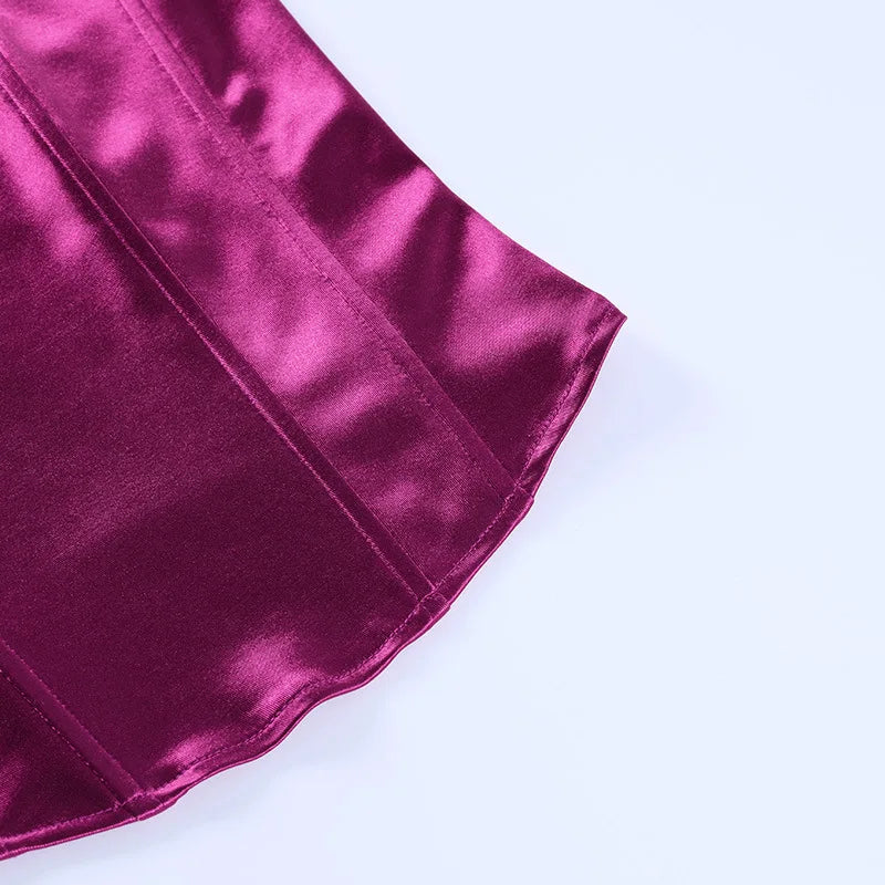 Tops de tubo sexis para mujer, Top liso sin mangas ajustado con corsé recortado, chaleco informal elegante sin tirantes para mujer 2024