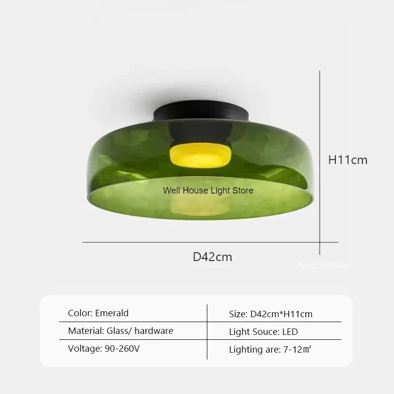 Lámpara de techo de cristal de niveles, lámpara de techo de cristal de lujo nórdica para restaurante, dormitorio, sala de estar, lámpara de techo led colorida