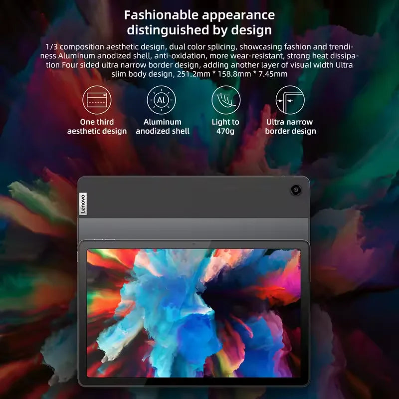 Original Lenovo Tab K10 Pro Global Rom 10,6 pulgadas 60Hz 2K IPS Mediatek G80 Wifi 7700mAh 4GB 128GB M10 Plus tableta Android 2025