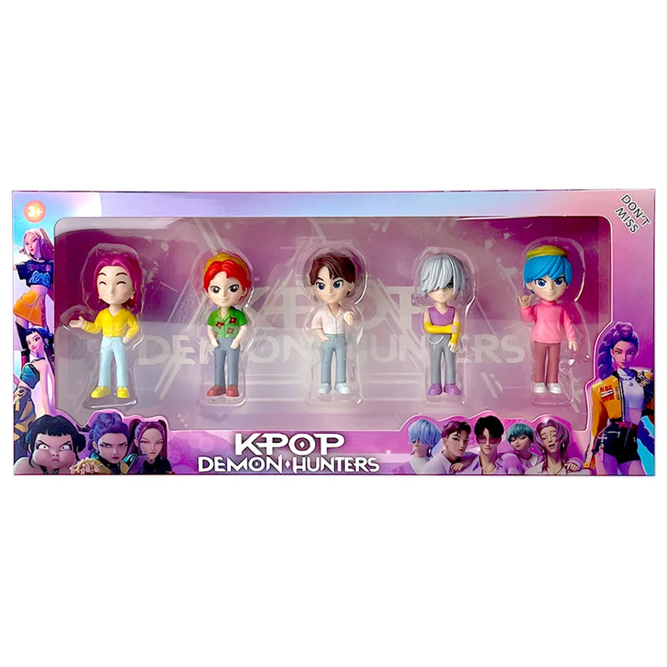 2026NEW Kpop Devil Hunter Rumi Zoe Mira anime colección de personajes de cloruro de polivinílico baratijas de escritorio regalo de Año Nuevo para niños