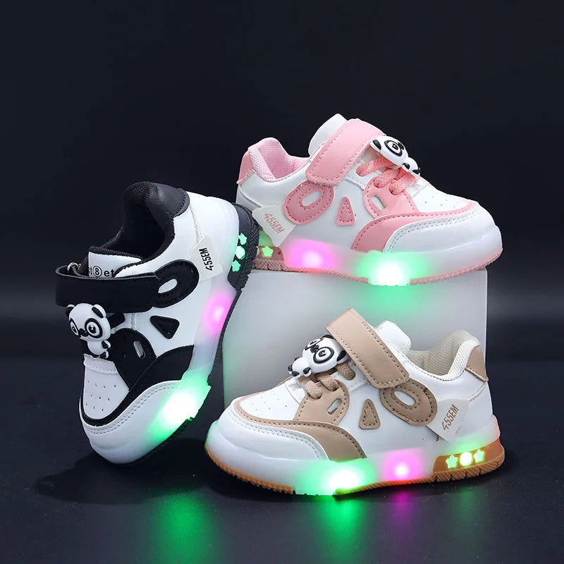 Zapatillas de deporte para chico 2025, otoño, nuevo zapato iluminado para chico, zapatillas de deporte para niño, zapatos bonitos para niña, tenis de moda, zapatos de diseñador para mujer, Кроссоkus