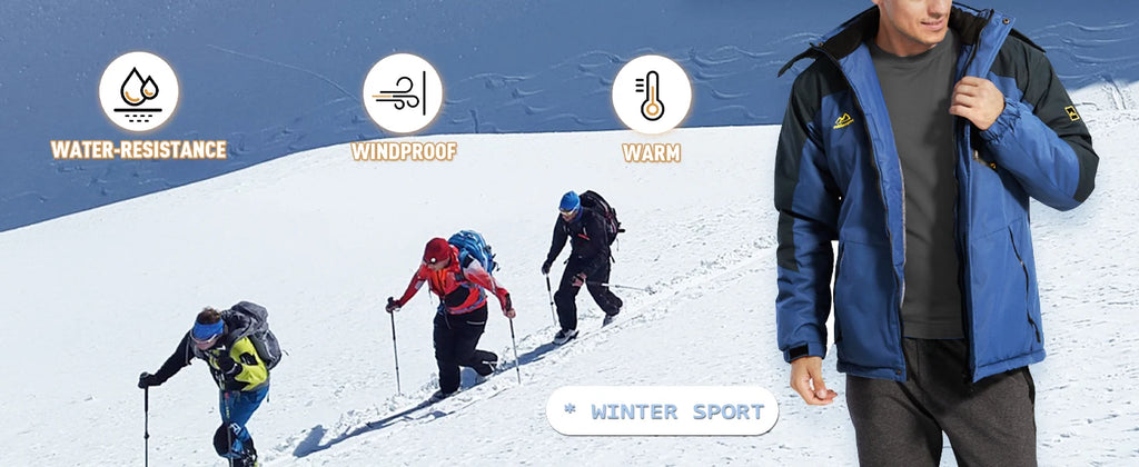 TACVASEN, chaquetas de montaña con forro polar, chaquetas de senderismo para hombre, abrigos con capucha extraíbles para exteriores, Parka de esquí y Snowboard, prendas de vestir de invierno