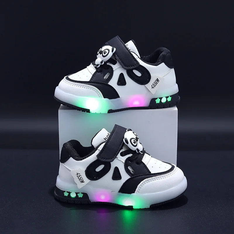 Zapatillas de deporte para chico 2025, otoño, nuevo zapato iluminado para chico, zapatillas de deporte para niño, zapatos bonitos para niña, tenis de moda, zapatos de diseñador para mujer, Кроссоkus