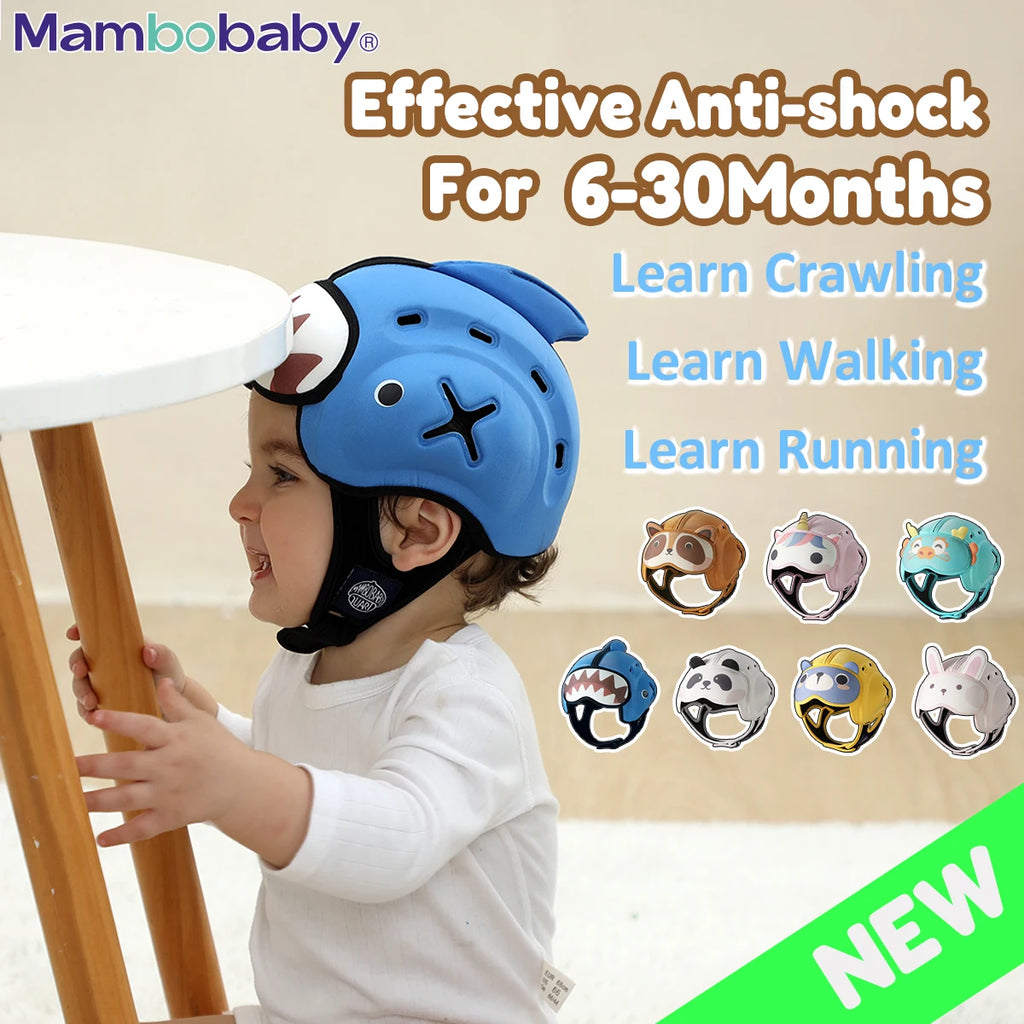Mambobaby-casco antigolpes seguro para bebé, Protector de cabeza para niños pequeños, para aprender a gatear, caminar, evitar lesiones de golpes y caídas