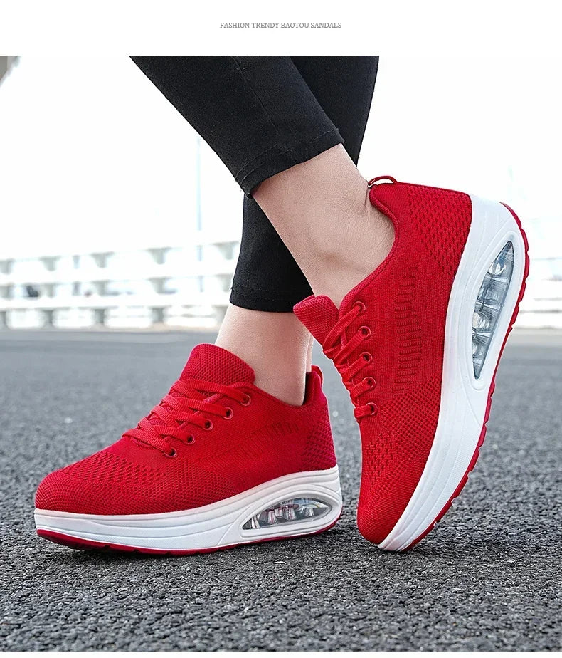 Zapatos deportivos con plataforma para hombre, Tenis masculinos, Zapatillas, Zapatillas, zapatos blancos para mujer, deportes aéreos informales