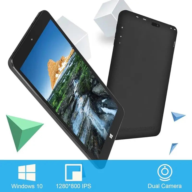 Tabletas PC con Windows 10 de 8 pulgadas, 1280*800 IPS, 64 bits, Z3735F/Z8350, cuatro núcleos, 8 GB de RAM, 128 GB de ROM, WIFI, cámara dual, puerto HDMI