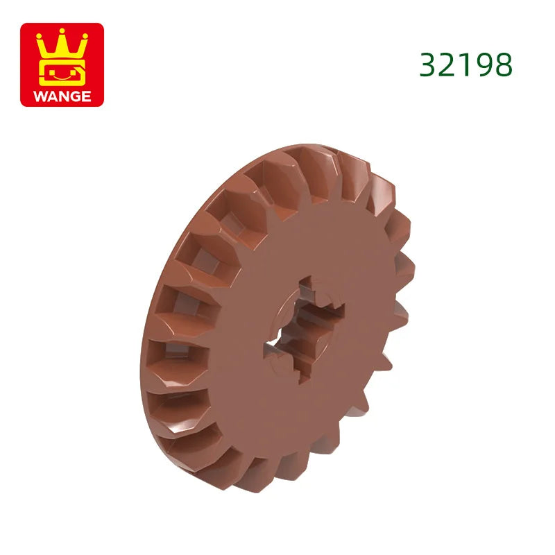 Wange157uds./lote 32198 bloques de construcción cónicos de 20 dientes, accesorios técnicos MOC compatibles con bloques, juguetes para niños, caja de regalo