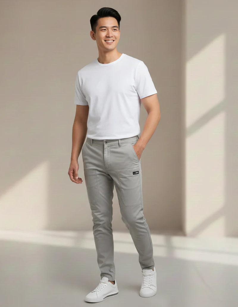 Stretch-Cargohosen Für Herren